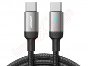 high-quality-black-data-cable-joyroom-s-cc100a10-with-100w-fast-charging-with-usb-type-c-connector-to-usb-type-c-connector-1-2m-length-in-blister