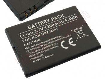 Batería genérica BL-4D para Nokia N97 Mini, Nokia N8 - 1200 mAh / 3.7 V / 4.4Wh / Li-ion