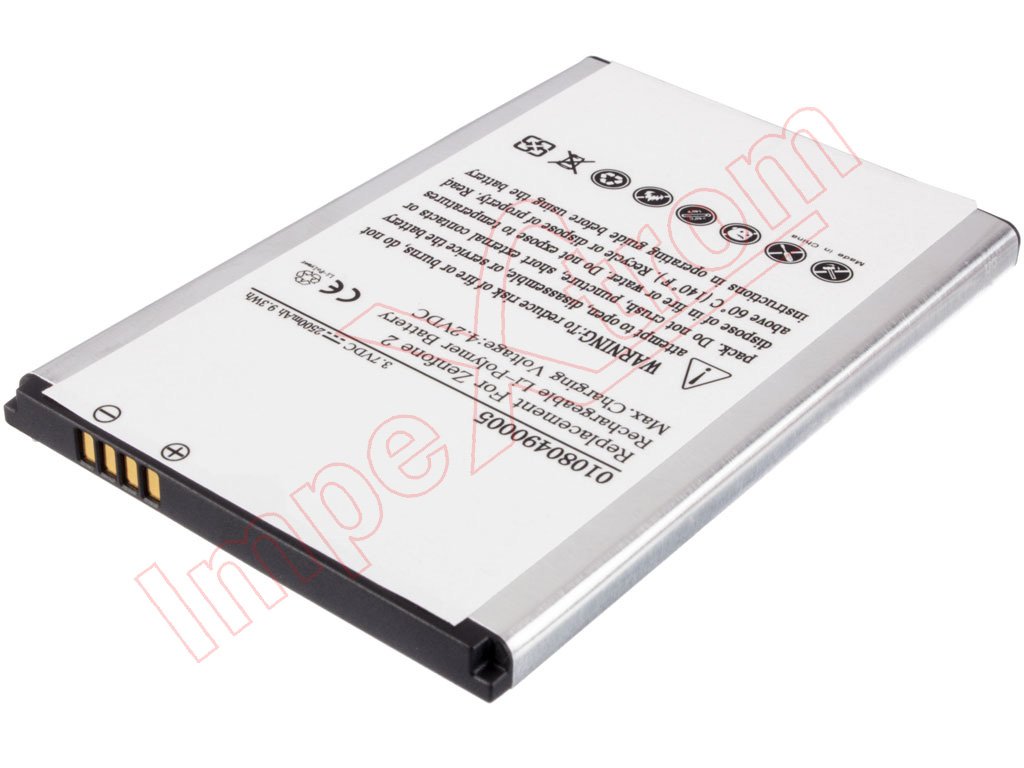 Generic Battery For Asus Zenfone 2 2 500 Mah 3 7 V 9 3 Wh
