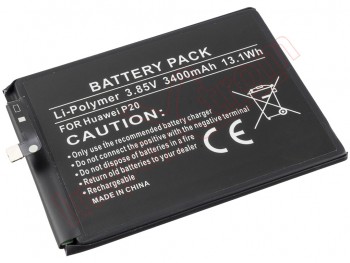 Batería genérica Huawei P20 - 3400mAh / 3.85V / 13.1Wh / Li-Polymer