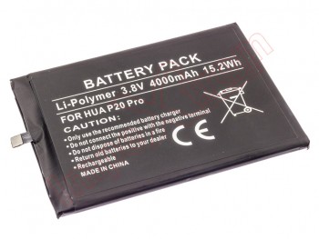 Batería genérica HB436486ECW para Huawei P20 Pro - 4000 mAh / 3.8 V / 15.2 WH / Li-Polymer
