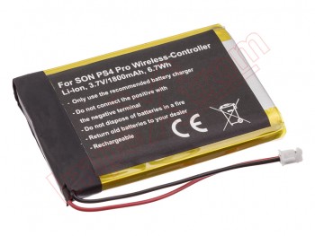 Dualshock battery for Sony PS4 Pro - 1800mAh / 3.7V / 6.7WH / Li-ion