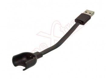 Cable de carga negro USB CA0600B para Xiaomi Mi Band 2