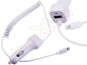 Charger of car Phone white 5V - 3.1 A