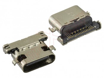 Conector de carga, datos y accesorios USB tipo C genérico de 18 pines