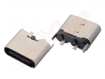 Conector de carga, datos y accesorios genérico USB tipo C 2 pines, 0,88 x 0,8 x 0,33 cm