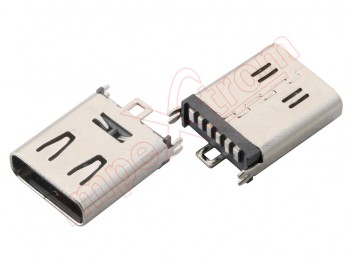 USB type C 6-pin generic charging, data and accessory connector, 0,89 x 1,15 x 0,16 cm