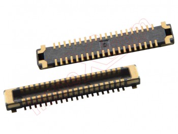 40-pin motherboard to LCD display interconnection flex FPC connector for Samsung Galaxy A31, SM-A315