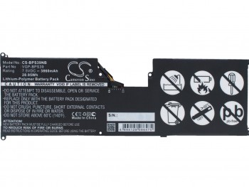 Bateria para VAIO Tap 11, SVT11215CW, SVT11215CGB/W, SVT11213CGW