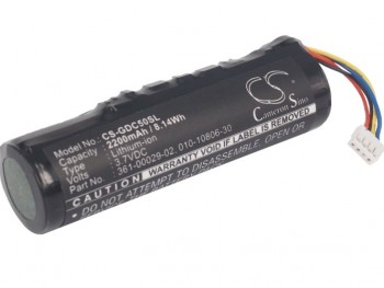 Bateria para Garmin DC50, DC50 Dog Tracking Collar, Alpha, TT10 Dog Device, TT15, TT10, T5