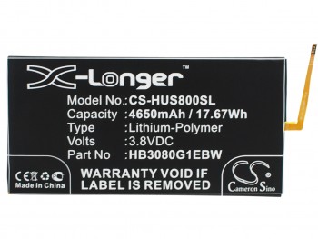 HB3080G1EBW Cameron Sino battery for Huawei MediaPad T3 8.0", KOB-L09 - 4650mAh / 3.8V / 17.67WH / Lithium-polymer