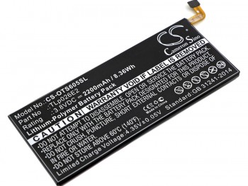 TLP026E2/TLp026EJ battery for One Touch Idol 4, One Touch Idol 4 LTE Dual SIM, OT-6055H, OT-6055Y, OT-6055B, OT-6055K, OT-6055U