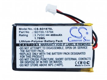 Bateria para SportDOG SD-2525 ProHunter Transmitter, SD-1875 Remote Beeper, SD-1875 UplandHunter Remote Beeper