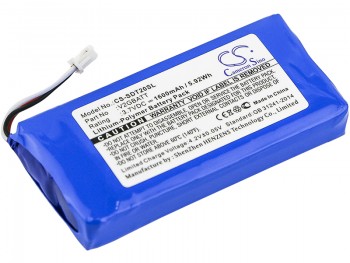 Bateria para SportDOG TEK 2.0 GPS Collar, TEK-2L - 1600mAh / 5.92Wh / 3.7V