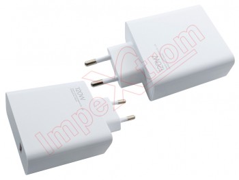 White Xiaomi MDY-13-EE 5V=3A 120W Max charger, with USB connector