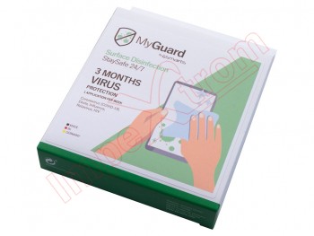 Disinfectant wipes for devices with protection against Coronavirus (COVID-19), Ebola, Influenza, Rotavirus, HIV