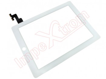 Pantalla táctil blanca calidad PREMIUM sin botón para iPad 2, A1395, A1396, A1397 (2011). Calidad PREMIUM