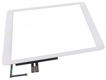 PREMIUM White touchscreen PREMIUM quality with gold button for Apple iPad 6 gen (2018), A1893, A1954