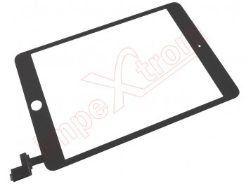 Black touchscreen STANDARD quality without button and complete connection plate for Apple iPad Mini 3, A1599, A1600 (2014)