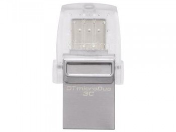 PENDRIVE 128GB KINGSTON DATATRAVELER MICRODUO 3C 200MB/S DUAL USB-A + USB-C
