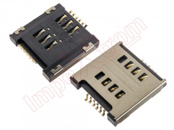 Connector with lector of card SIM for LG G Pro Lite Dual, D686
