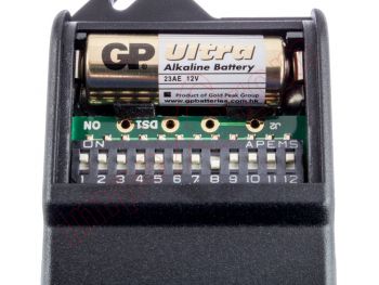 Mando universal de garaje 2 canales programable 433Mhz mediante codigos  DIP-SWITH - MTH2