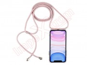 clear-tpu-lanyard-case-with-pink-strap-for-apple-iphone-11-a2221-a2111-a2223