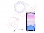 clear-tpu-lanyard-case-with-white-strap-for-apple-iphone-11-a2221-a2111-a2223
