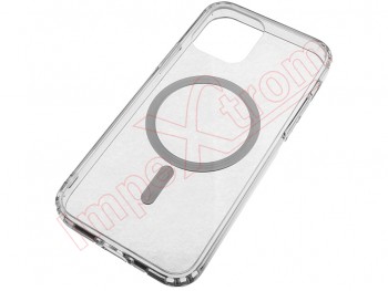 funda transparente con soporte de carga inalámbrica para iPhone 12 (6,1'') / iPhone 12 pro (6,1'')