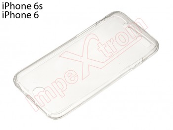 Funda 360 de TPU transparente para iPhone 6, 6S de 4.7 pulgadas