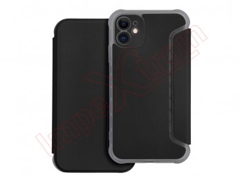 Black Piano type book case for Apple iPhone 11, A2221
