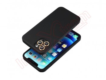 Black silicone case for Apple iPhone 11 Pro, A2215