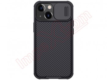 Black magnetic rigid case with wireless charge and window for Apple iPhone 13, A2633