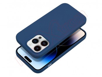 funda de silicona azul para iPhone 14 pro, a2890