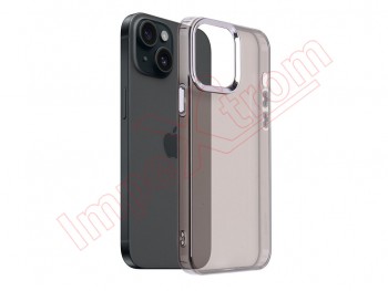 PEARL transparent black cover for iPhone 15, a3090