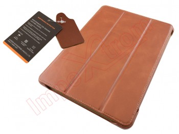 Authentic leather Brown case type boook for Apple iPad Pro 2020 (A2230) / Apple iPad Pro (2021) 11 inch