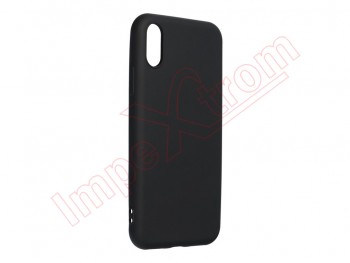 Black silicone case for Apple iPhone X, A1901