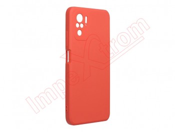 Funda de silicona color melocotón para Xiaomi Pocophone M4 Pro 5G, 21091116AG