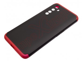 Funda GKK 360 negra y roja para Realme X50 Pro 5G, Oppo Realme X50 Pro