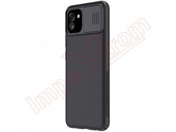 Black rigid case with window for Samsung Galaxy A03, SM-A035F