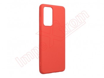 Silicone peach colour case for Samsung Galaxy A52 5G, SM-A526B