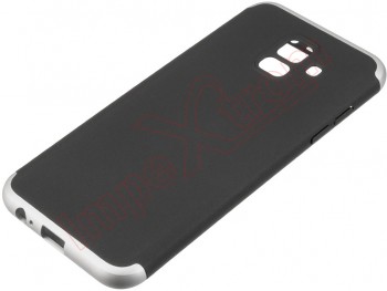 Silver/Black GKK 360 case for Samsung Galaxy A6, A600