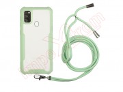 green-and-transparent-case-with-lanyard-for-samsung-galaxy-m31-sm-m315