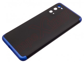 Funda GKK 360 negra y azul para Samsung Galaxy S20, SM-G980
