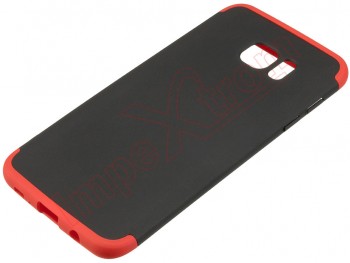 Red/Black GKK 360 case for Samsung Galaxy S7 Edge