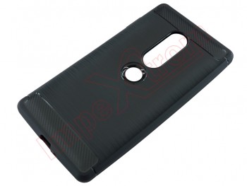 Black TPU carbon fiber effect case for Sony Xperia XZ2 Premium