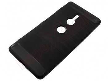 Black TPU carbon fiber effect case for Sony Xperia XZ2, H8216