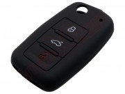 generic-product-black-rubber-cover-for-volkswagen-3-button-remote-controls-with-folding-blade