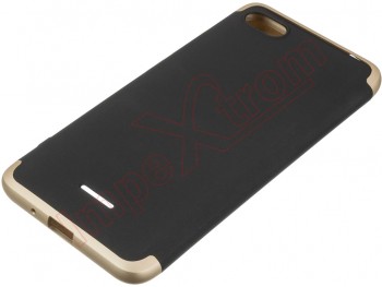 Black/gold GKK 360 case for Xiaomi Redmi 6A