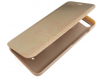Golden mirror Clear View Cover for Xiaomi Redmi 6, in blister
